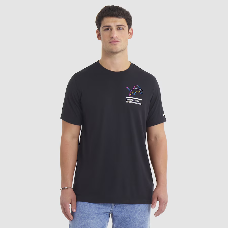 Men Detroit Lions #3 Nike NFL 2025 T shirt
